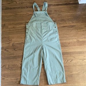 GAP Maternity Wide Leg Cropped Overalls